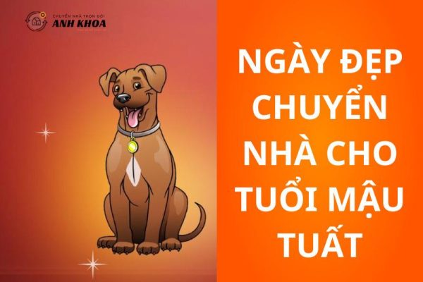 Ngày đẹp chuyển nhà cho tuổi Mậu Tuất