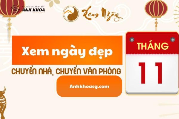 Ngày đẹp chuyển nhà tháng 11